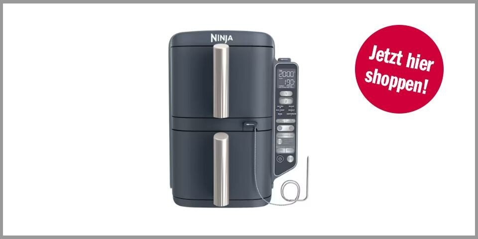 Shopping Channel Ninja Angebote Ninja Double Stack XL 2-Ebenen Heißluftfritteuse
