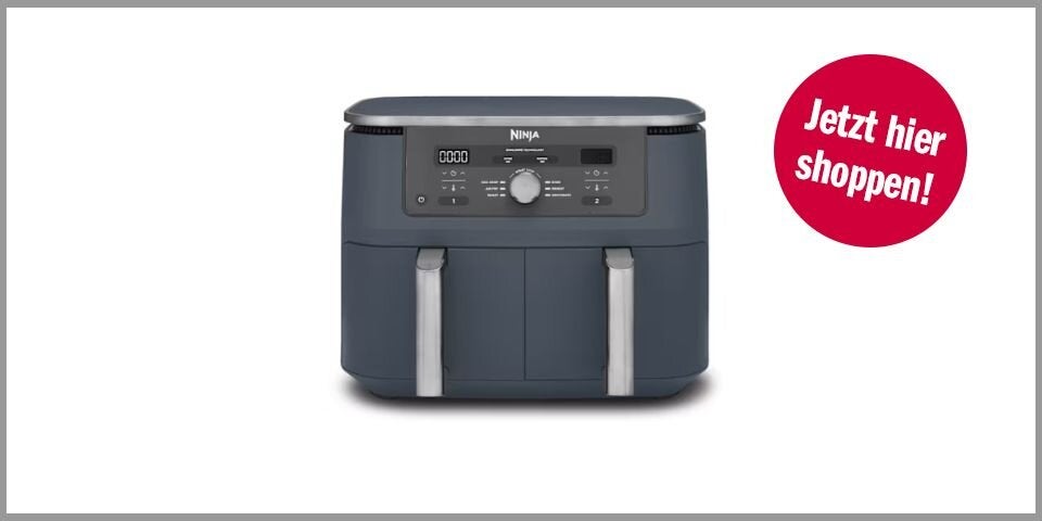 Shopping Channel Nina Angebote Ninja Foodi Max Dual Zone Heißluftfritteuse in neuem Design