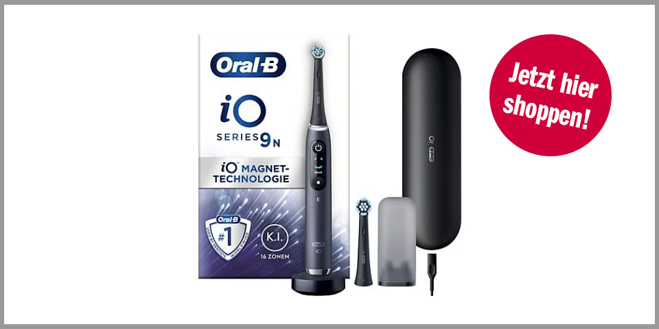 Shopping Channel Zahnbürsten 12_15 Oral-B iO Series 9N Elektrische Zahnbürste mit Reiseetui
