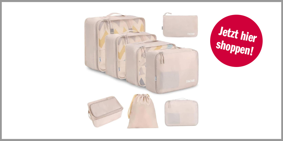 Bagail Packwürfel-Set (8 Stück) – für 19,10 € bei Amazon* 