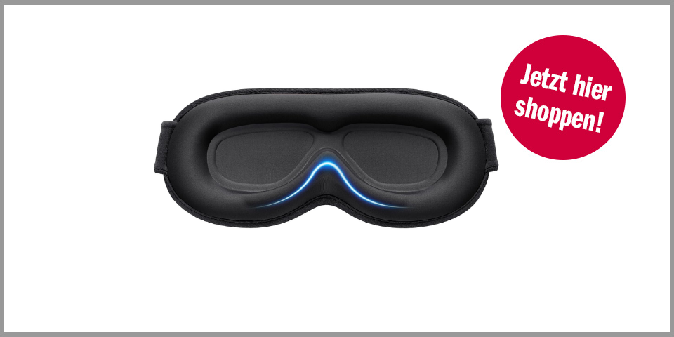 Gritin 3D-Schlafmaske – für 10,07 Euro bei Amazon*  