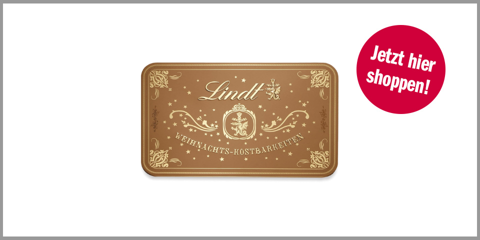 Shopping Channel Schokolade 1225 Lindt Weihnachts-Kostbarkeiten Dose