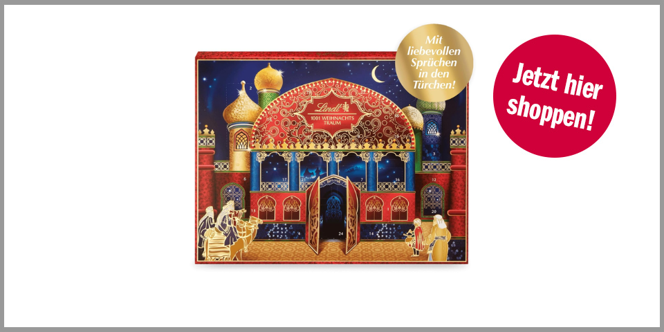 Shopping Channel Schokolade 1225 Lindt 1001 Weihnachts-Traum Adventkalender 2025