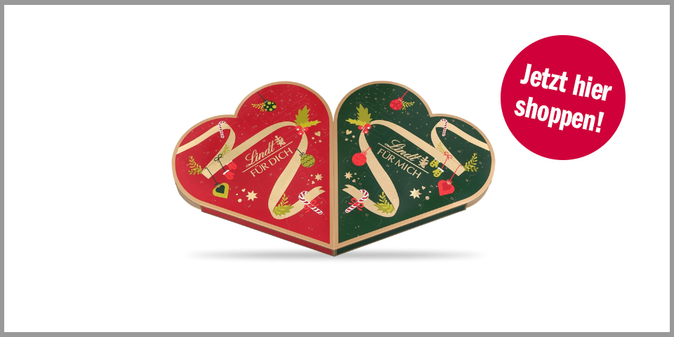 Shopping Channel Schokolade 1225 Lindt Pärchen Adventkalender 2025