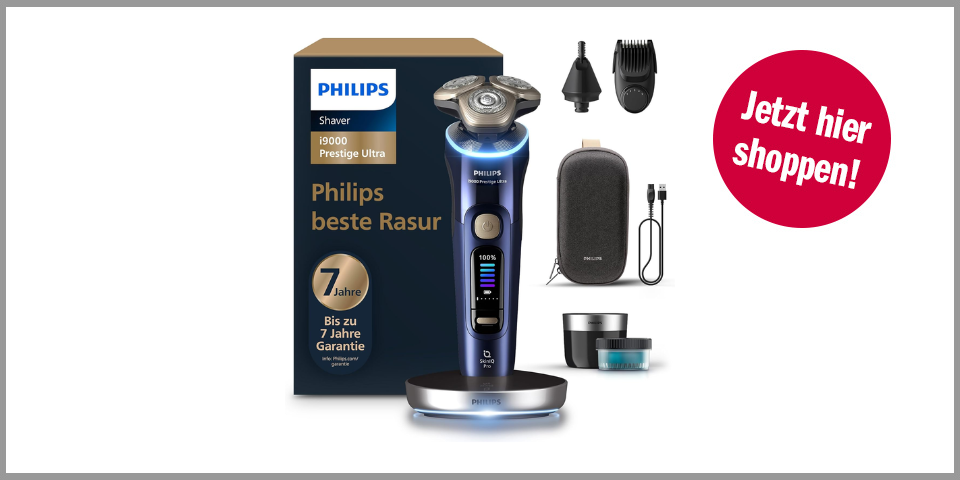 Shopping Channel Singles Day Philips Rasierer i9000 Prestige Ultra (Modell XP9401/38)