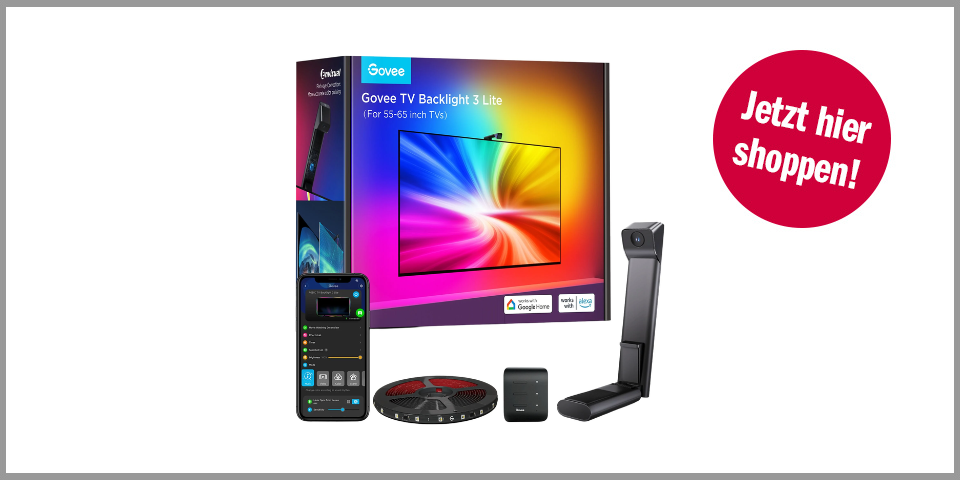 Shopping Channel Streaming Gadgets Govee TV-Hintergrundbeleuchtung 3 Lite