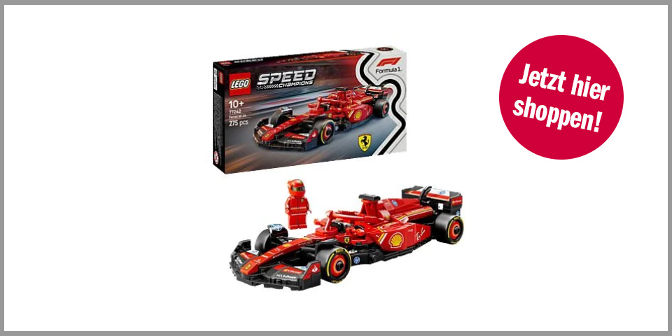 Shopping Channel Weihnachten Meistgekaufte Geschenke Lego Speed Champions 77242 Ferrari SF-24 F1