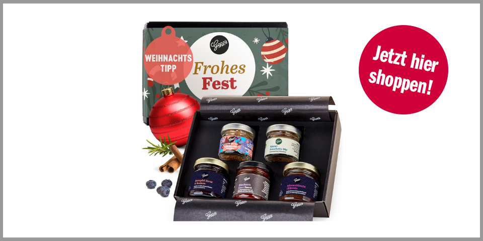 Shopping Channel Weihnachten Meistgek Gesch Gepp's Feinkost Weihnachts-Geschenkset Frohes Fest