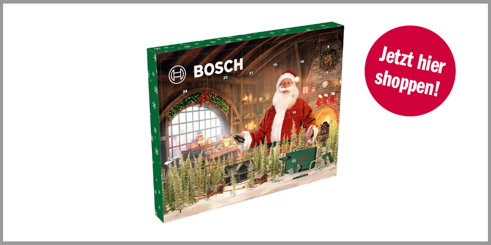 Shopping Channel Adventkalender Männer Bosch Werkzeug-Adventskalender 2025