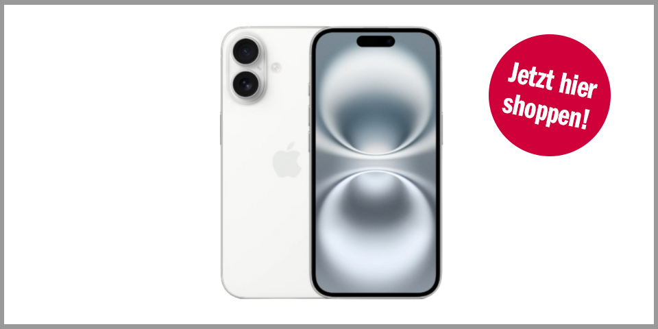 iPhone 16 (128 GB, Weiß) – für 698,80 Euro bei Ebay* 