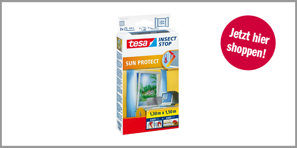 Shopping Channel Fliegengitter Tesa Insect Stop Sun Protect