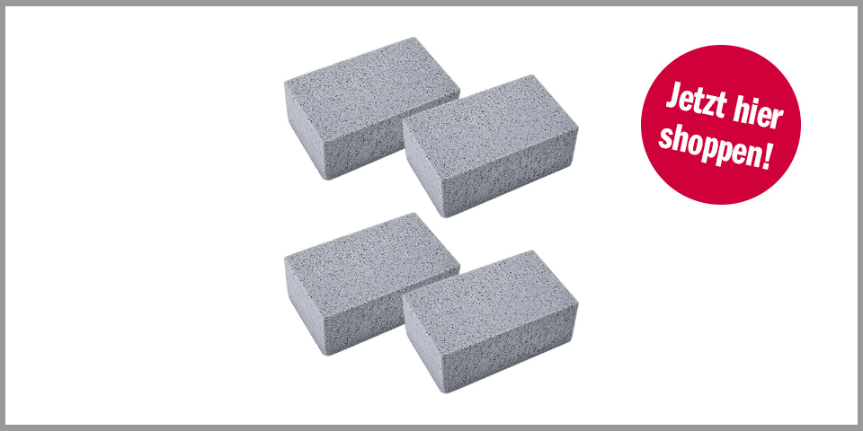 Shopping Channel Grillreinigung Bimsstein zum Reinigen (vier Stück)