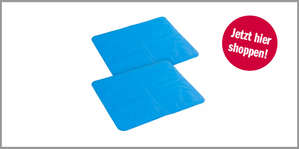 Shopping Channel Kühlmatten Katzen Sweetypet Selbstkühlende Matte für Katzen (zwei Stück)