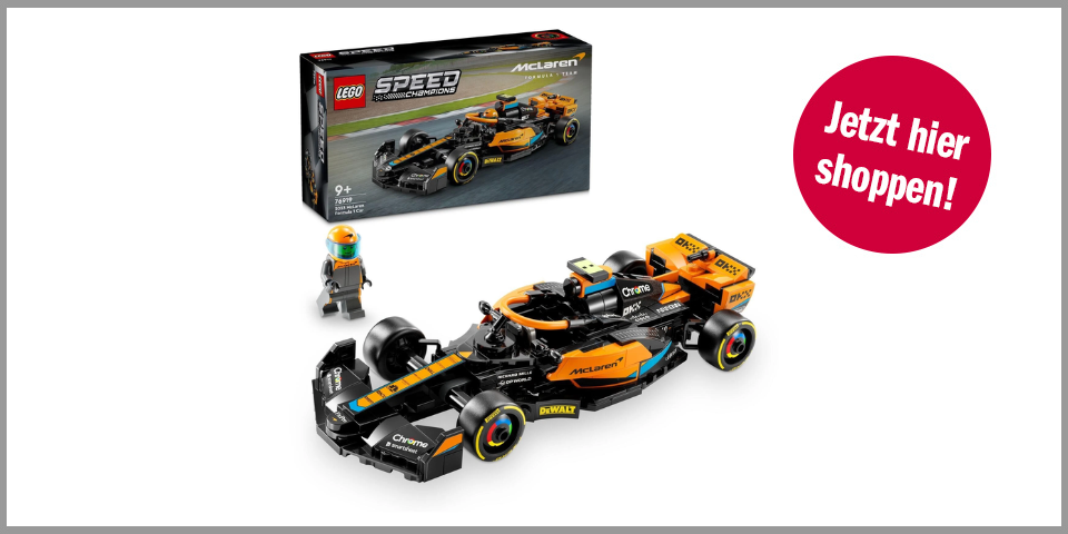 Shopping Channel Formel 1 Lego Lego Speed Champions McLaren Formula 1 Rennwagen (76919)