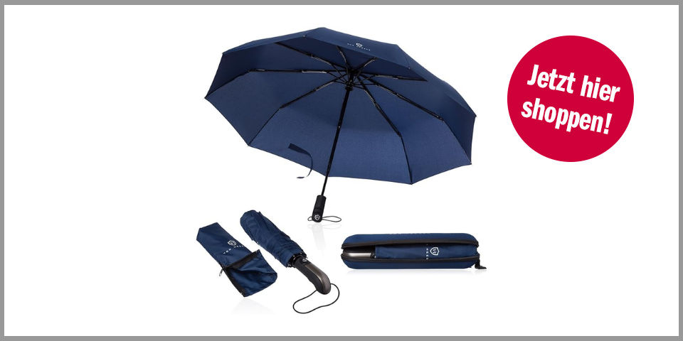Shopping Channel Deal Regenschirm Von Heesen sturmfester Regenschirm