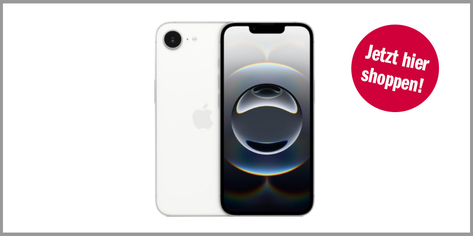 iPhone 16e (128 GB, Weiß) – für 535,90 Euro bei Ebay*