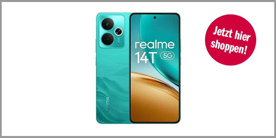 Shopping Channel Smartphones 250 Euro Realme 14T (256 GB, Grün)