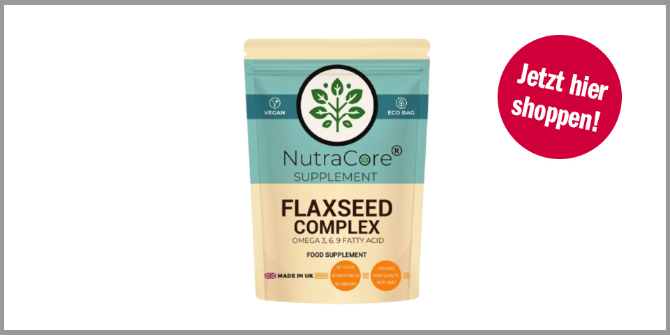 Shopping Channel Leinöl NutraCore Leinölkapseln (90 Stück)