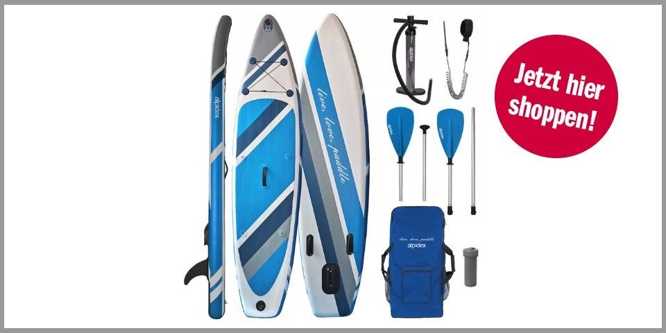 Shopping SUP Borads Alpidex Komplettset Stand-up-Paddle-Board