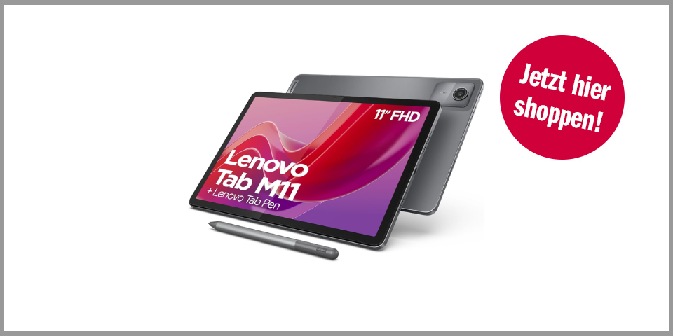 Shopping Channel Samsung Tablet Lenovo Tab M11 Tablet inklusive Lenovo Tab Pen