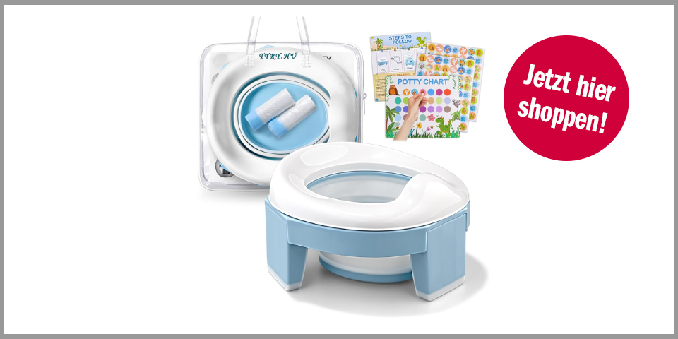 Shopping Channel Reisetipps: Stau Reise-Töpfchen mit Einmal-Einlagen