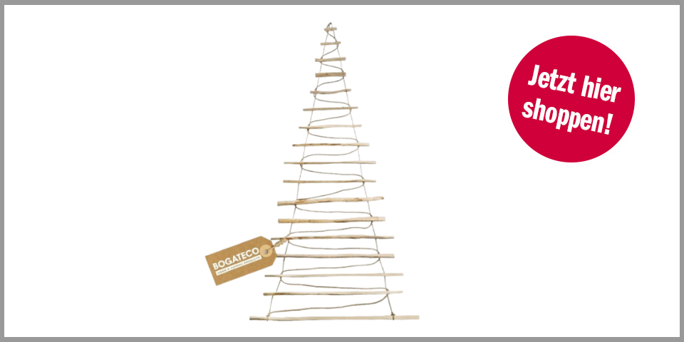 Shopping Channel Künstlicher Weihnachtsbaum Bogateco Weihnachtsbaum aus Haselnussholz