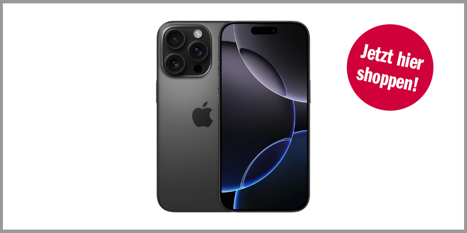 Shopping Channel Apple iPhone 16 Apple iPhone 16 Pro (256 GB, Schwarz)