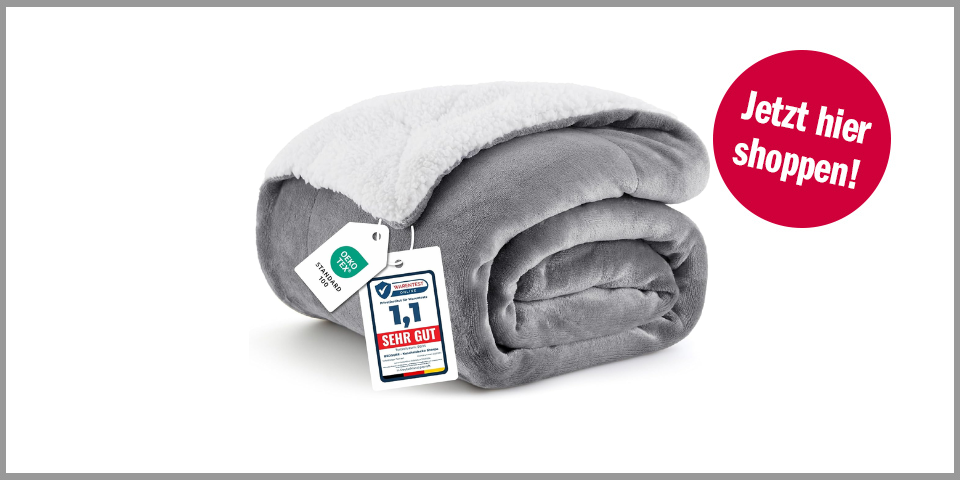 Shopping Channel 10 Amazon Angebote Bedsure Mikrofaserdecke (150 × 200 Zentimeter)