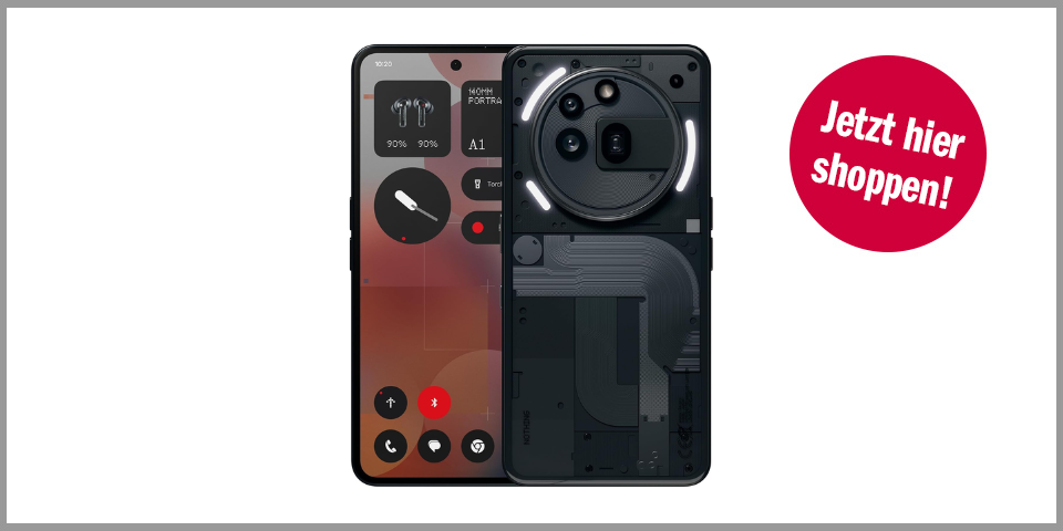 Nothing Phone (3a) Pro (256 GB) – für 433,89 Euro bei Amazon* 