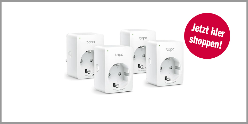 Shopping Channel DEAL Amazon Angebote TP-Link Tapo WLAN-Steckdose (vier Stück)