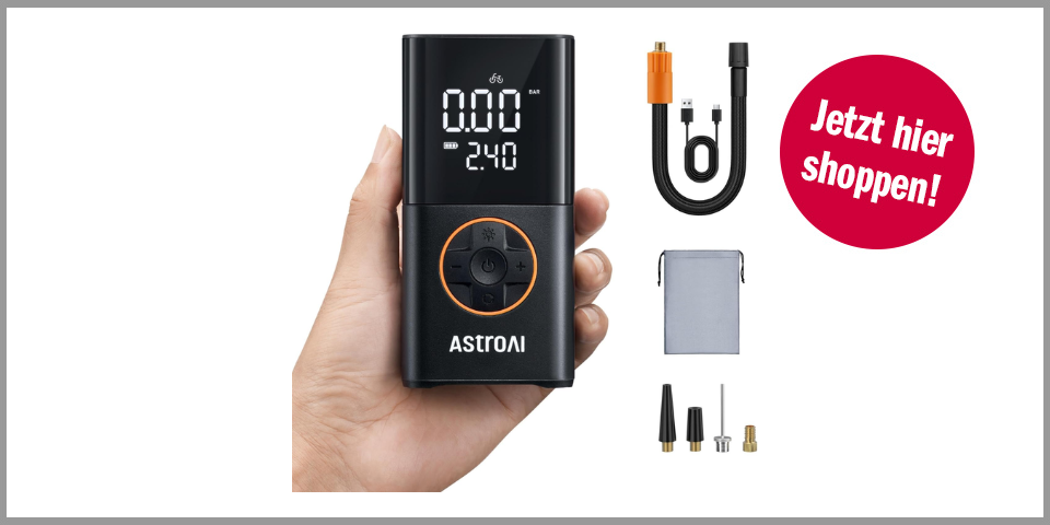 AstroAI elektrische Luftpumpe – für 31,25 Euro bei Amazon*