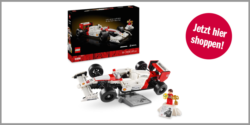 Shopping Channel Formel 1 Lego Lego Icons McLaren MP4/4 & Ayrton Senna (10330)