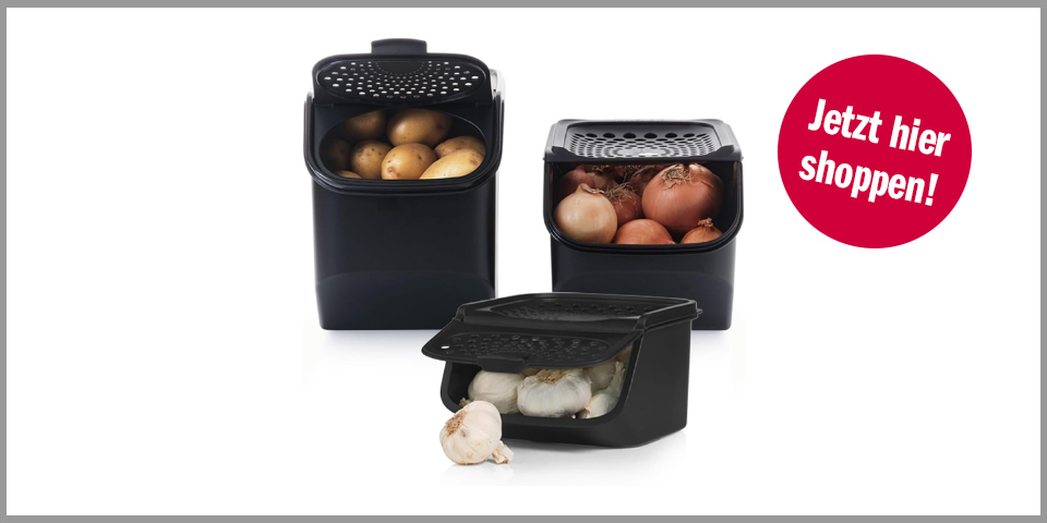 Shopping Channel Deal Tupperware „PotatoSmart“, „OnionSmart“ und „GarlicSmart“
