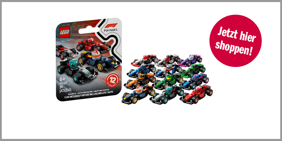 Shopping Channel Formel 1 Lego Lego F1 Rennwagen zum Sammeln (71049)