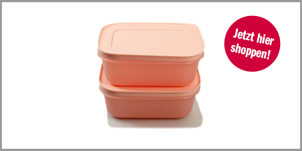 Shopping Channel Deal Tupperware „Eiskristall“-Gefrierdosen (2x 450 Milliliter)