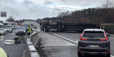 Westautobahn Unfall Sperre
