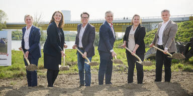 Gro&szlig;werk auf Donauinsel zur Trinkwasserversorgung der Wiener