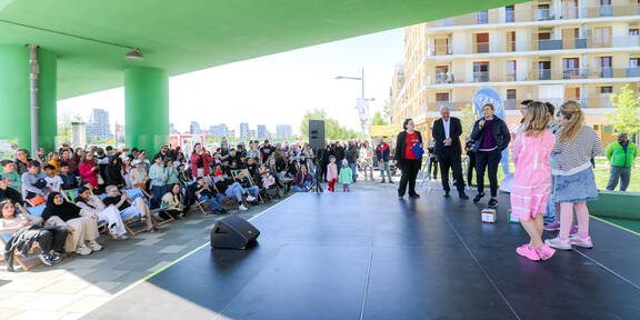 35. Wiener Bildungsgrätzl in der Seestadt mit Straßenfest eröffnet