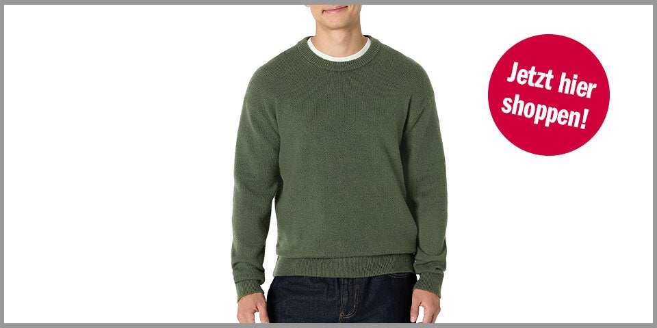 Shopping Channel Deal Männerhose Amazon Essentials Herren Relaxed-Fit-Pullover