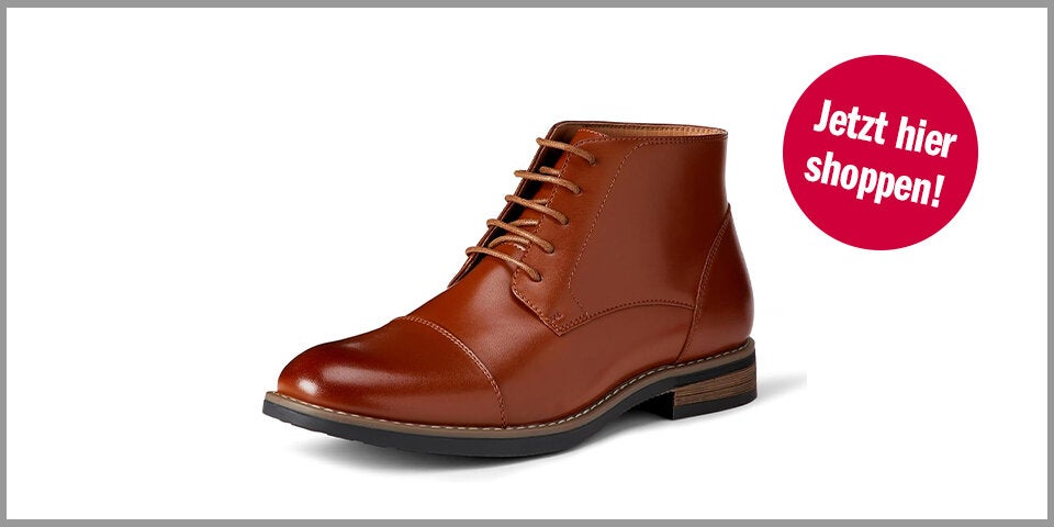 Shopping Channel Deal Männerhose Amazon Essentials Herren Stiefeletten mit Zehenkappe