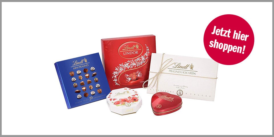 Lindt Schokolade Pralinen Geschenke Set (477 g) – für 23,65 statt 41,11 Euro bei Amazon*&nbsp;