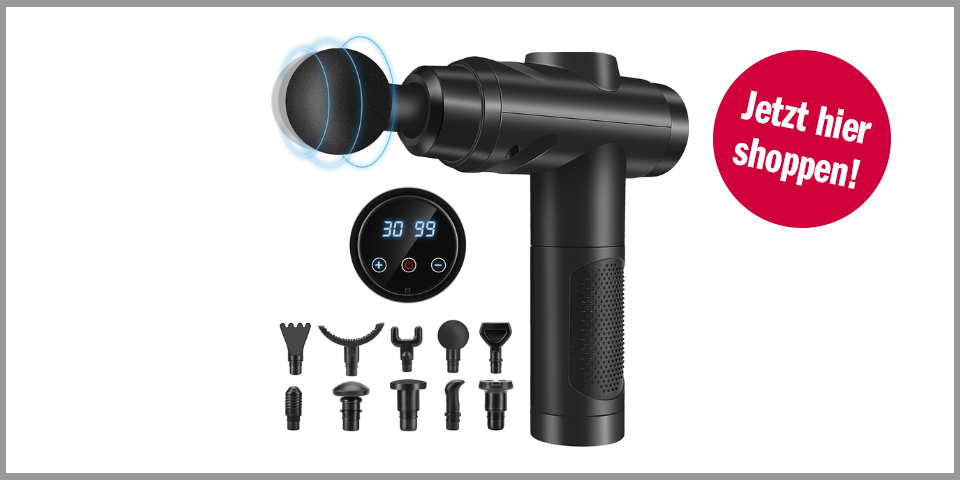 Zerolia Massagepistole – für 30,65 Euro bei Amazon* 
