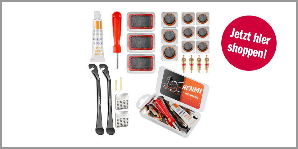 Shoppiing CH Fahrrad Gadgets Henmi Fahrrad-Flickzeug