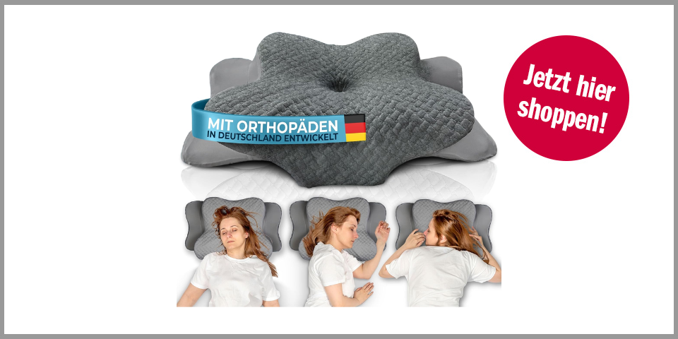 Glückstoff orthopädisches Kissen – für 79,90 Euro bei Amazon*&nbsp;