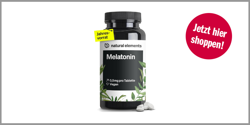 Natural Elements Melatonin (365 Kapseln) – für 9,99 Euro bei Amazon*&nbsp;