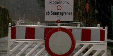 Der Pl&ouml;ckenpass ist bis auf Weiteres gesperrt.