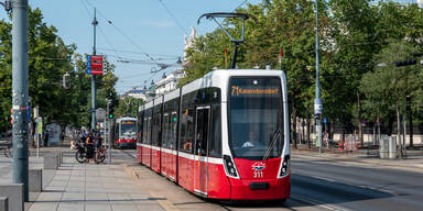 Stra&szlig;enbahn 71 Wiener Linien