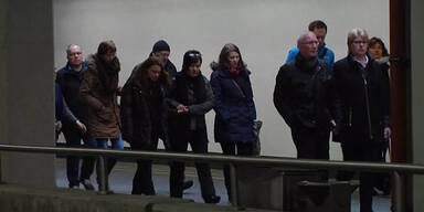 Angeh&ouml;rige auf dem Weg nach Frankreich