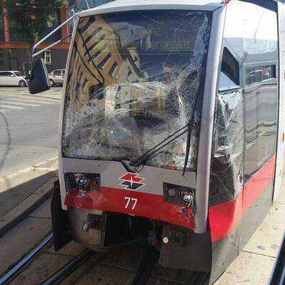 Bim-Unfall Wien-Meidling