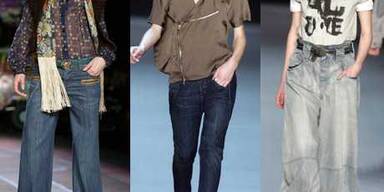 Marlene-Stil und R&ouml;hren-Jeans